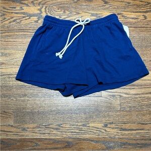 Women's Blue Casual Shorts
